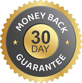 30-day money-back guarantee badge