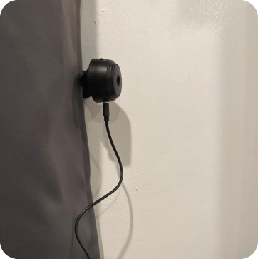 PixieLens Pro mounted on wall